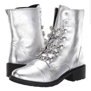 Circus by Sam Edelman Dacey Metallic Boots 8.5